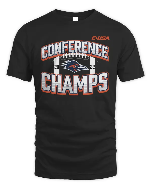 Ncaa Utsa Roadrunners 2022 C-Usa Football Conference Champs Tee