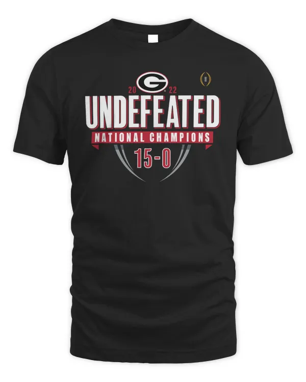 Georgia Bulldogs Fanatics Branded College Football Playoff 2022 National Champions Hometown Undefeated Tee