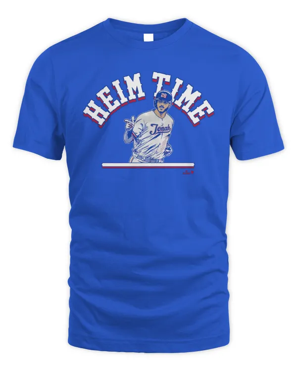 Texas Rangers Jonah Heim #28 Time Shirt