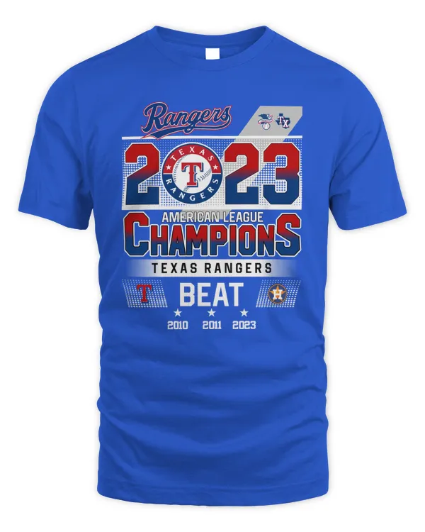 Rangers 2023 American League Champions Texas Rangers Beat Houston Astros Shirt Hoodie