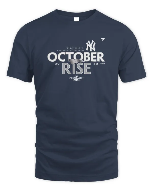 Mlb New York Yankees Fanatics October Rise 2022 Postseason Shirt