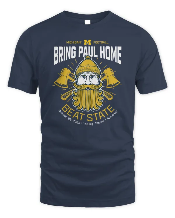 Valiant University Of Michigan Bring Paul Home Msu Game Hoodie