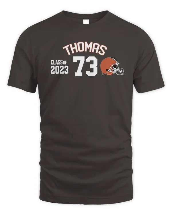 Browns Joe Thomas Class Of 2023 Name And Number #73 Tee