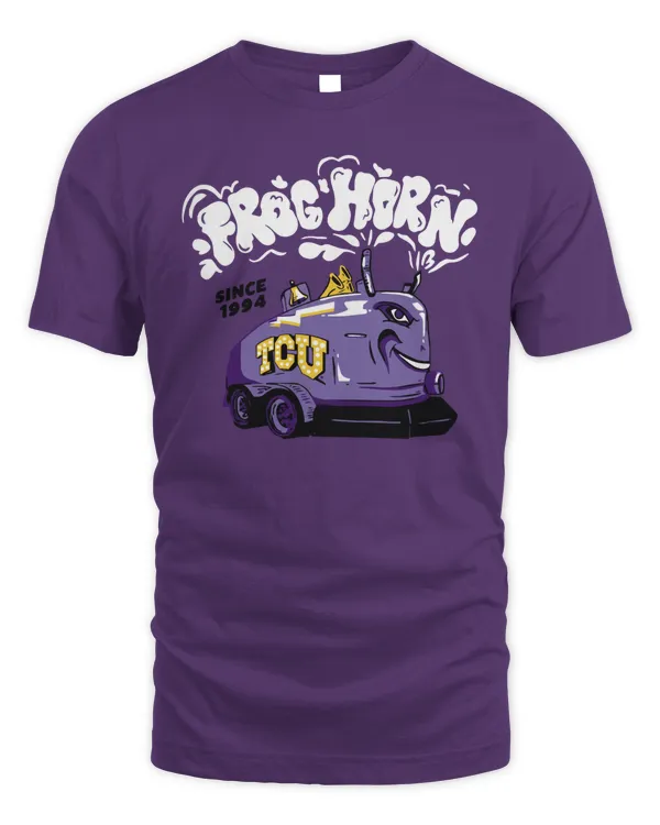 Clothing Texas Christian University Frog Horn Since 1994 Logo Tee