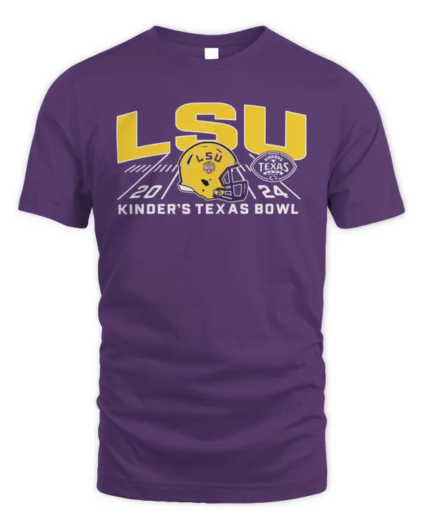 LSU Tigers Purple 2024 Texas Bowl Bound T Shirt