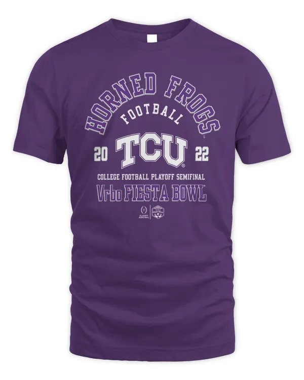 Texas Christian University Football 2022 Fiesta Bowl Playoff Bound T Shirt