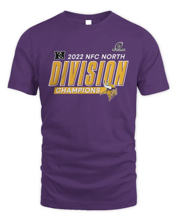 Vikings 2022 Nfc North Division Champions Tee