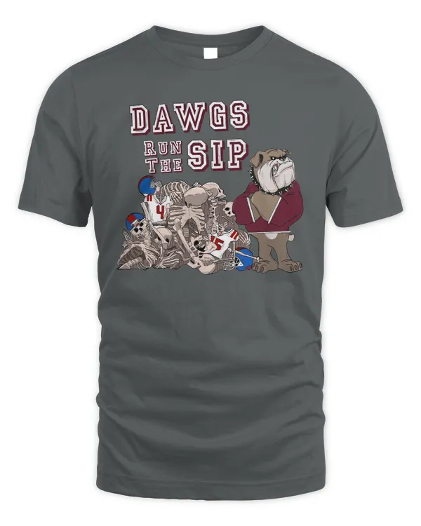 Dawgs Run The Sip Pocket T Shirt Old Row Shop