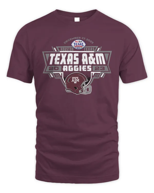 Texas A&M Aggies Helmet 2023 Texas Bowl Bound Dec 27 Houston Texas Shirt