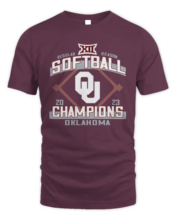 Ncaa Shop Blue 84 Oklahoma Sooners 2023 Big 12 Softball Regular Season Champions Hoodie