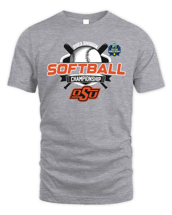 Official Oklahoma State Cowboys 2023 NCAA Division Softball Championship College World Series Tee Shirt