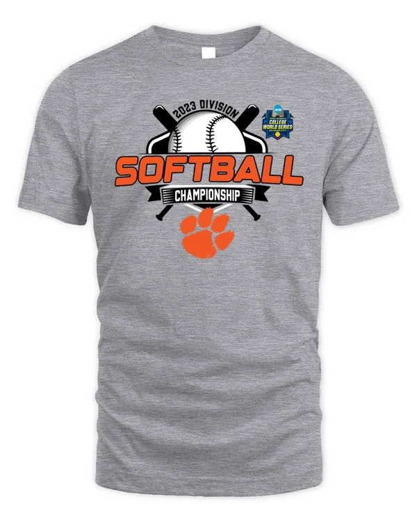Official Clemson Tigers 2023 Division Softball Championship Shirt