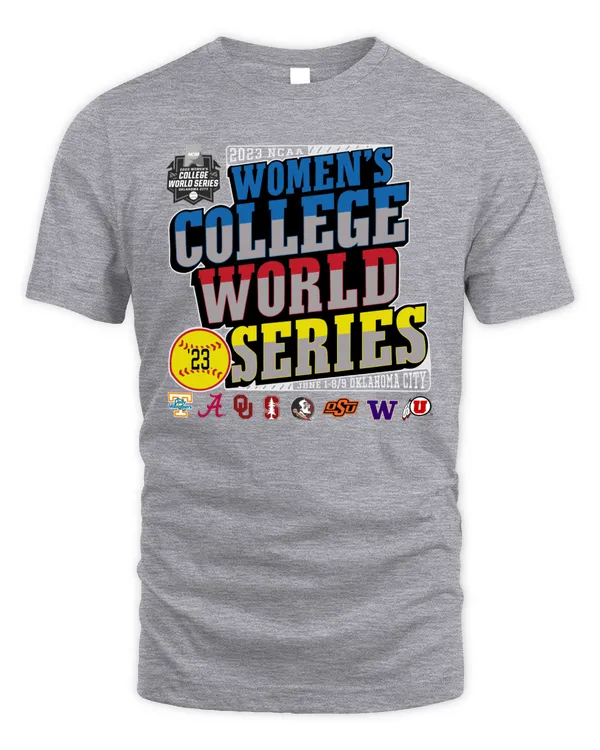 Event1 Team Store Women's College World Series Champion 8 Team Logo Tee