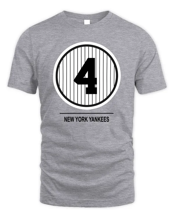 New York Yankees Lou Gehrig Cooperstown Collection Lou Gehrig Day 2023 Retired Number #4 Tee