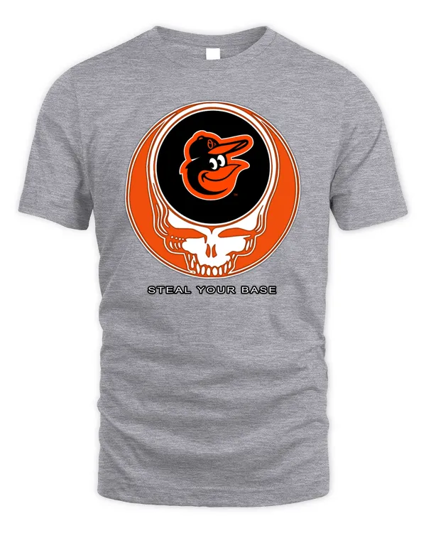 Grateful Dead x Baltimore Orioles Steal Your Base 2023 Shirt