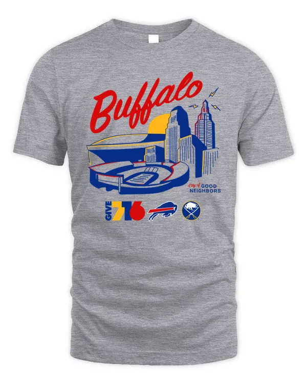 Buffalo City Of Good Neighbors Give 716 Logo Shirt