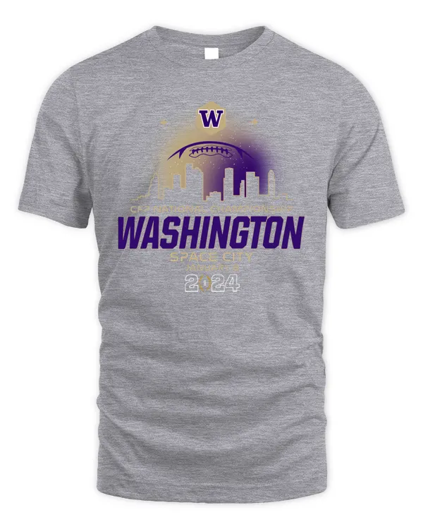College Football Playoff 2024 National Championship Game Washington Space City Shirts