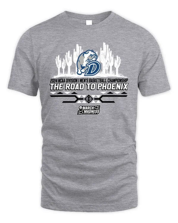 Drake Bulldogs Team 2024 Ncaa Division I Men's Basketball Champion The Road To Phoenix March Madness Tee