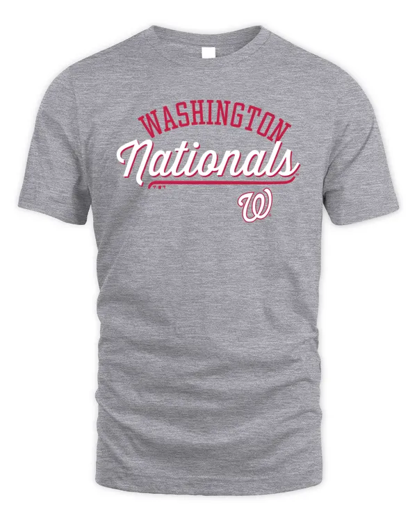 Men'S Gray Washington Nationals Simplicity T-Shirt