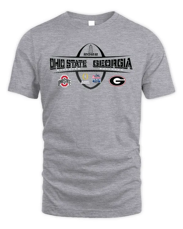 Ohio State Buckeyes Vs Georgia Bulldogs Peach Bowl T Shirt