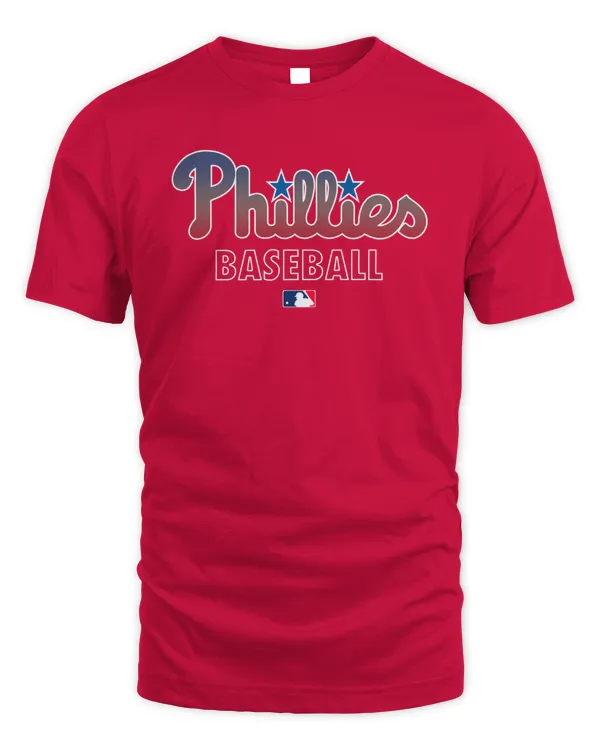 Philadelphia Phillies Baseball Tshirt Red Logo