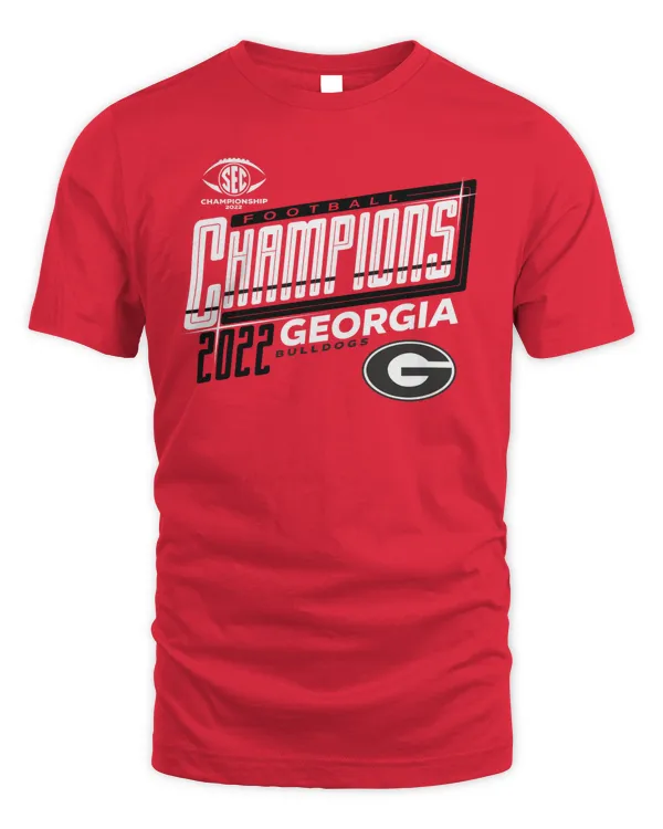 Sec Georgia Bulldogs 2022 Sec Football Conference Champions T Shirt