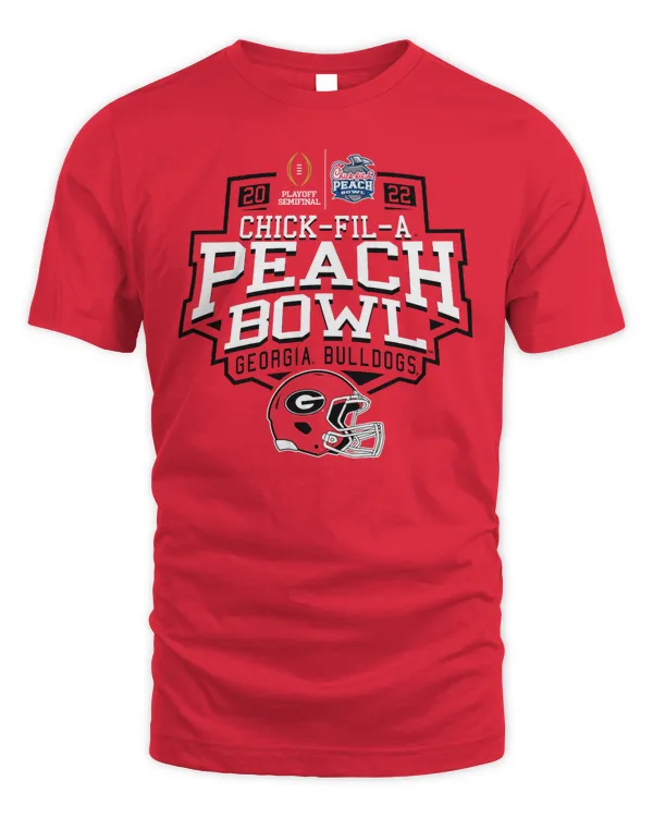 Georgia Bulldogs Chick-Fil-A Peach Bowl  Tee Peach Bowl Merchandise