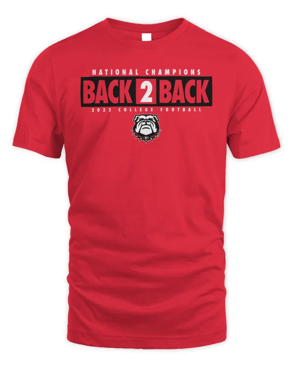 Georgia Bulldogs Back-To-Back College Football Playoff National Champions 2022 T Shirt