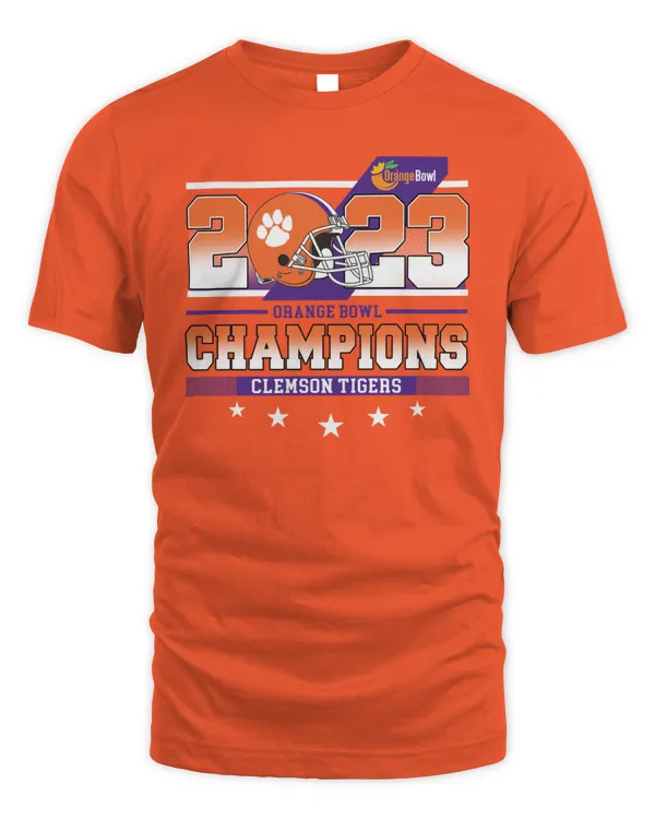 Official Clemson Tigers 2023 Orange Bowl Champions Shirt