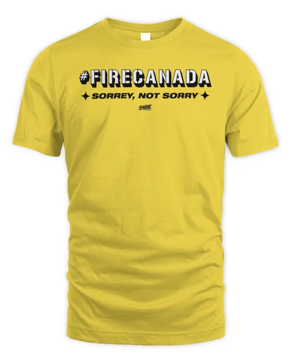 Pittsburgh Panthers Fire Canada Sorrey, Not Sorry Tee Smack Apparel