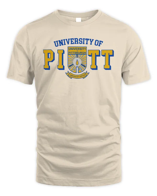 University of Pittsburgh Crest Est 1787 Veritas Et Virtus Long Sleeve