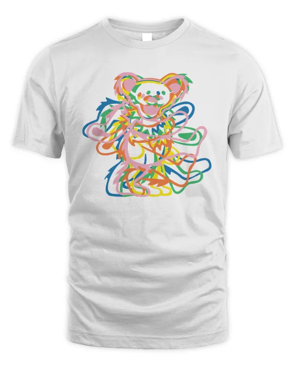 Grateful Dead Merch Bear's Choice Rainbow Tee