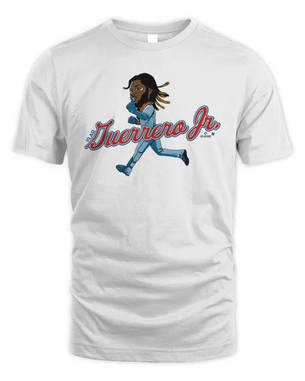 Toronto Blue Jays Vladimir Guerrero Jr Caricature Tee White