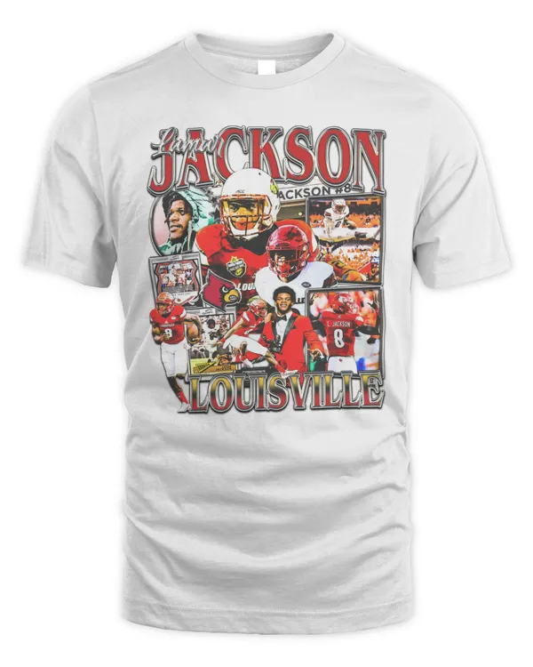 Lamar Jackson #8 Louisville Cardinals 2023 Tee