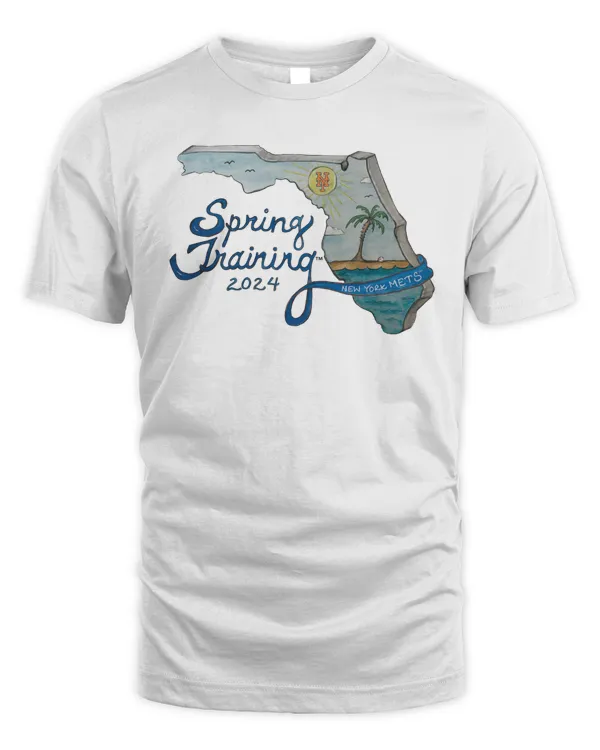 New York Mets Spring Training 2024 Tee White