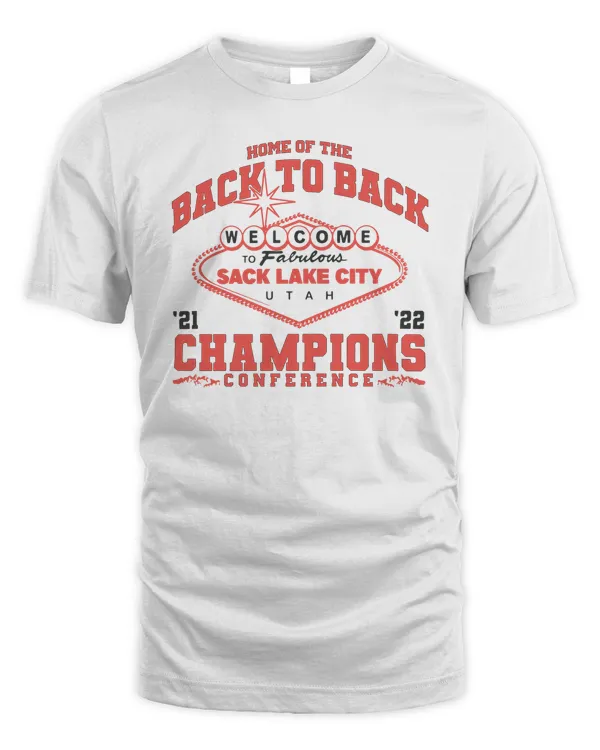 Utah Utes Football 2022 Home Of The Back To Back Conference Champions T-Shirt Barstool Sports Store