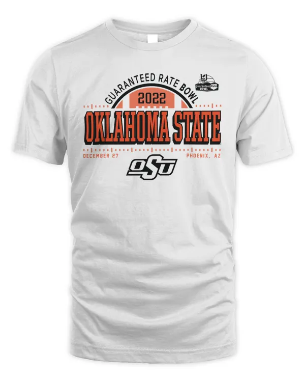 Rallyhouse Oklahoma State 2022 Guaranteed Rate Bowl T-Shirt