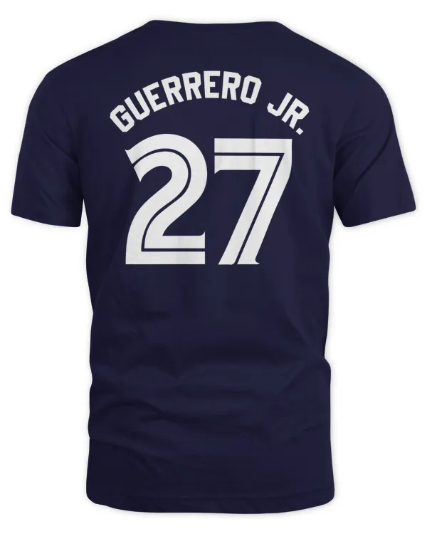 Toronto Blue Jays Vladimir Guerrero Jr. #27 Royal Name & Number Tee