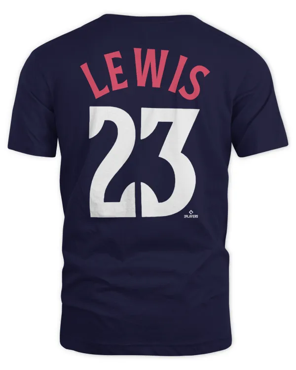 Royce Lewis #23 Minnesota Twins Player Name & Number Tee Navy