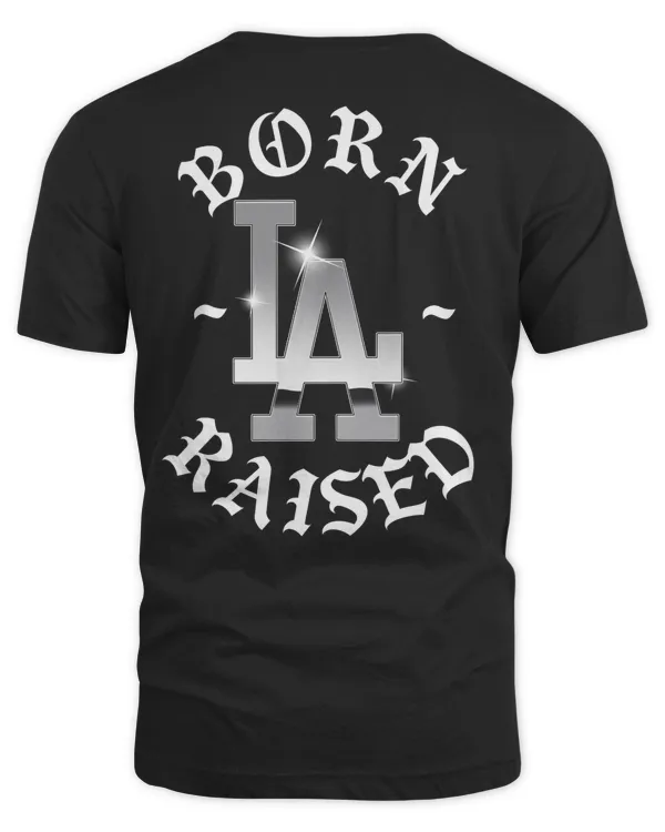 Los Angeles Dodgers Baseball Born x Raised 2023 Hoodie Sweatshirt