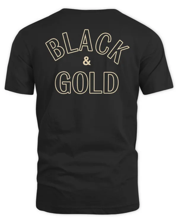 LAFC Round Heavy Shirt Black & Gold
