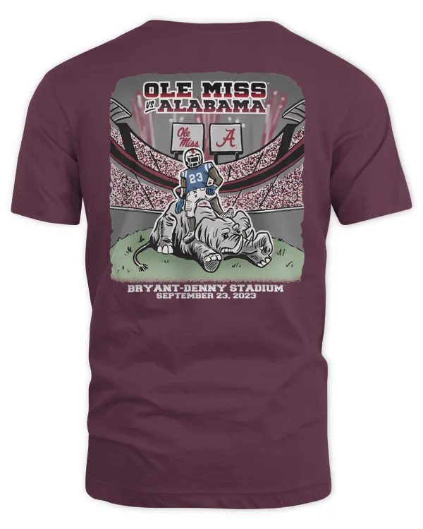 B-Unlimited Game Day Ole Miss Vs Alabama Game Day 2023 Bryant Denny Stadium Shirt