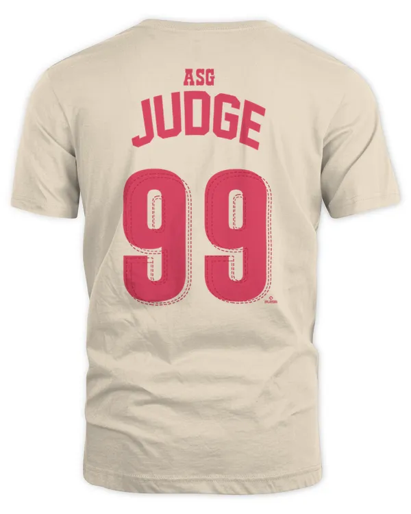 American League 2024 Mlb All-Star Game Aaron Judge #99 Name & Number Shirt