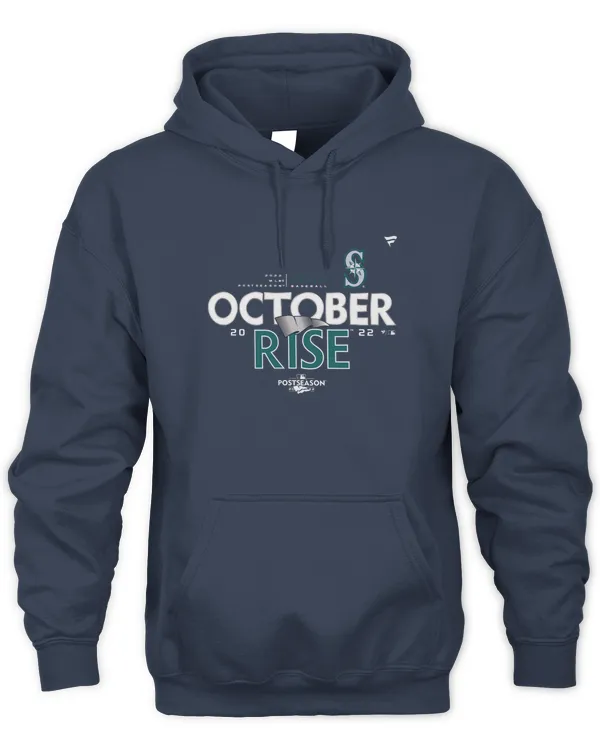 MLB October Rise Mariners Postseason Locker Room 2022 Hoodie New