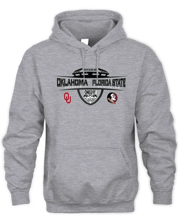 Oklahoma Sooners Vs Florida State Seminoles Cheez-It Bowl 2-Team Hoodie