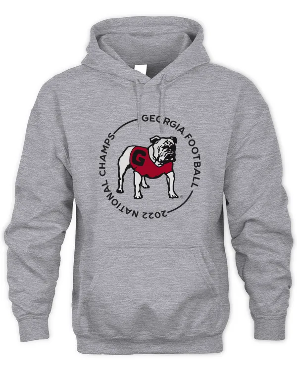 Georgia Bulldogs National Champions 2022 Circle Hoodie