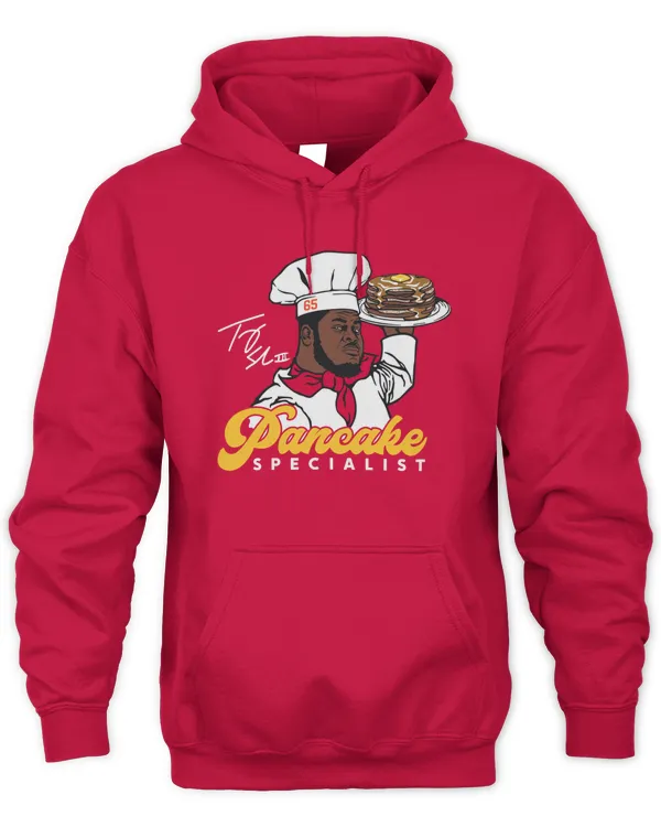 Nfl Kansas City Chiefs Trey Smith Pancake Specialist Hoodie Charlie Hustle