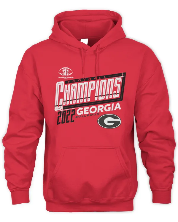 Ncaa Georgia Bulldogs 2022 Sec Football Conference Champions Hoodie Sweatshirt