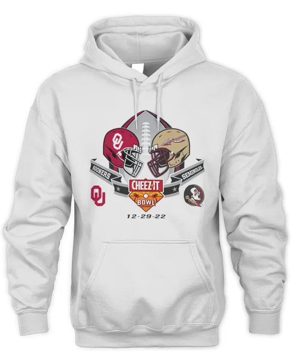 Ncaa Oklahoma Sooners Vs Florida State Seminoles 2023 Cheez-It Bowl Hoodie