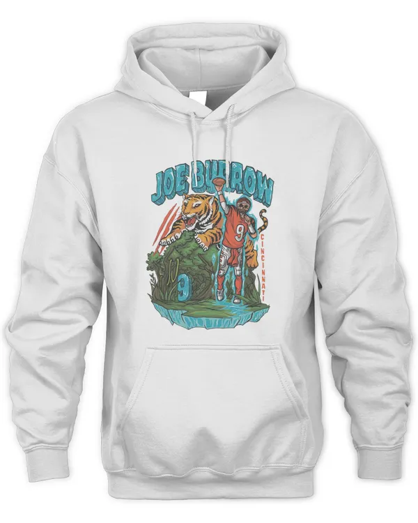 Lfgcincy Merch Cincinnati Joe Burrow 9 Ice Man Hoodie